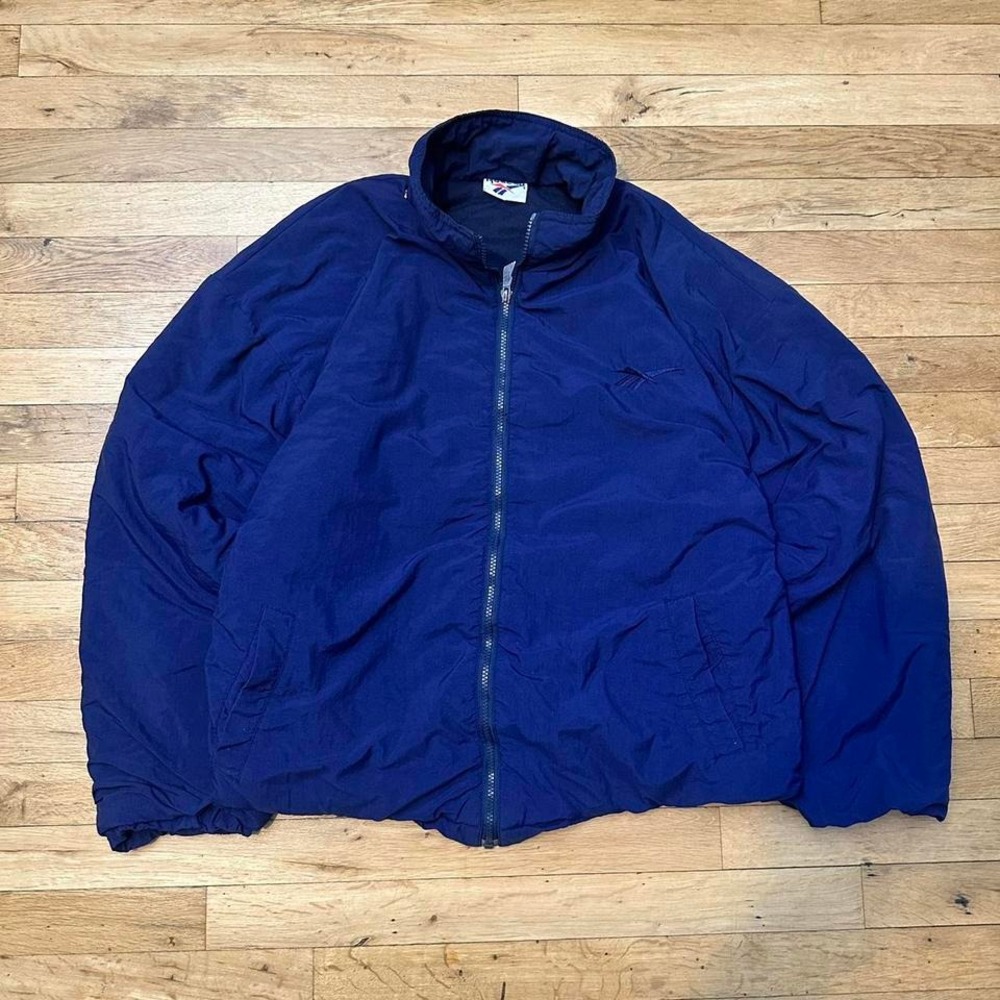 Vintage 90s Reebok boxy bomber jacket Size M